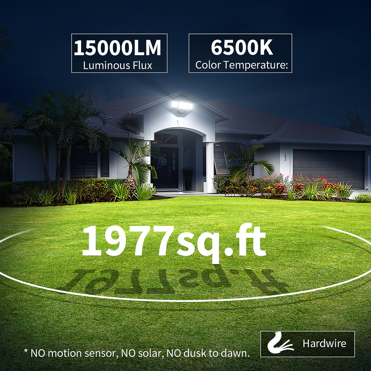 Meloght 150W LED Flood Lights