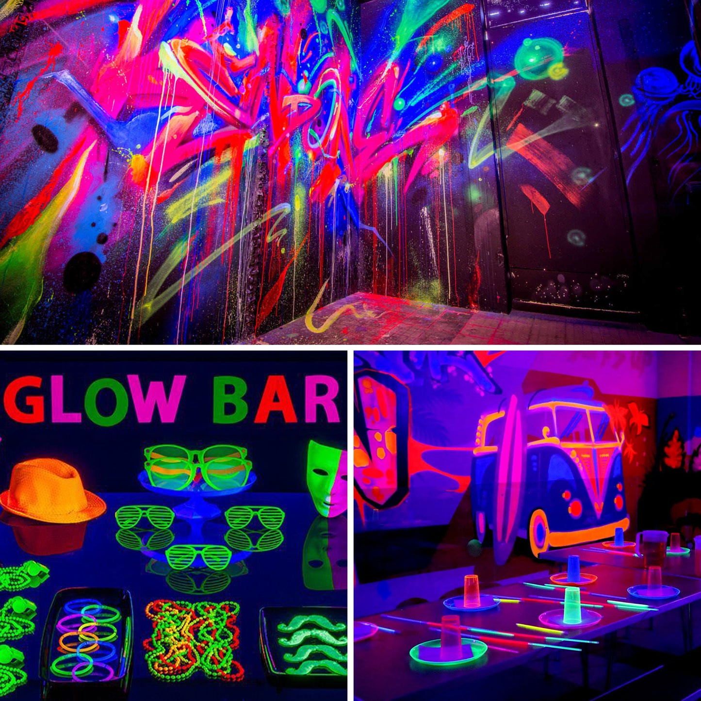 Meloght 42W LED Black Light Bar