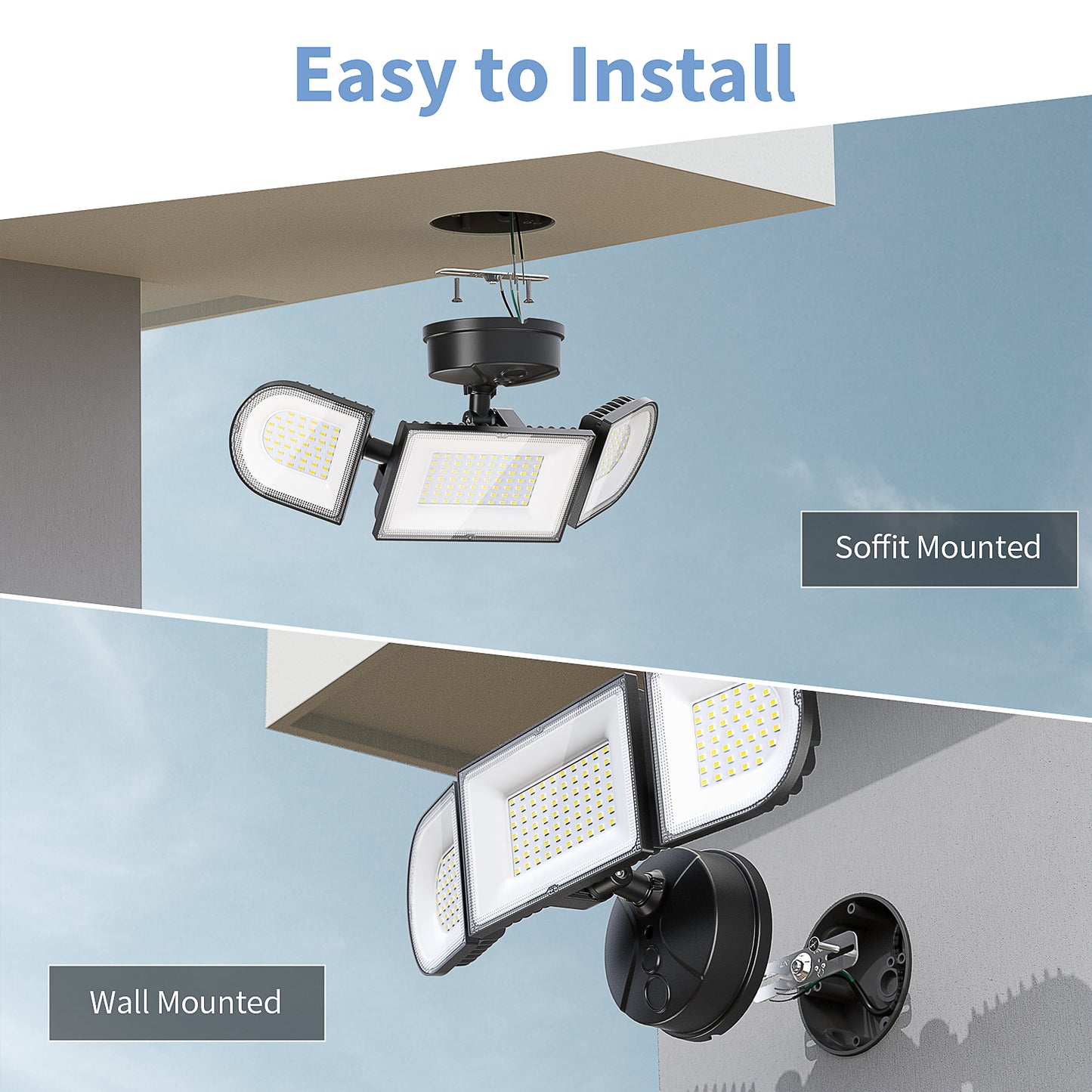 Meloght 150W LED Flood Lights