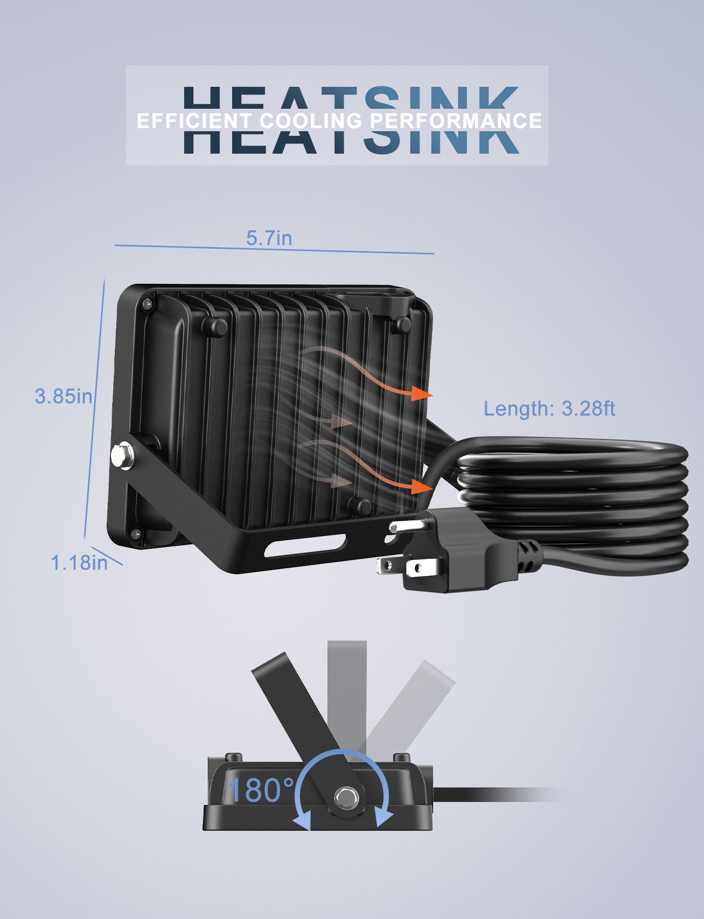 Meloght 40W RGB Color Changing Light