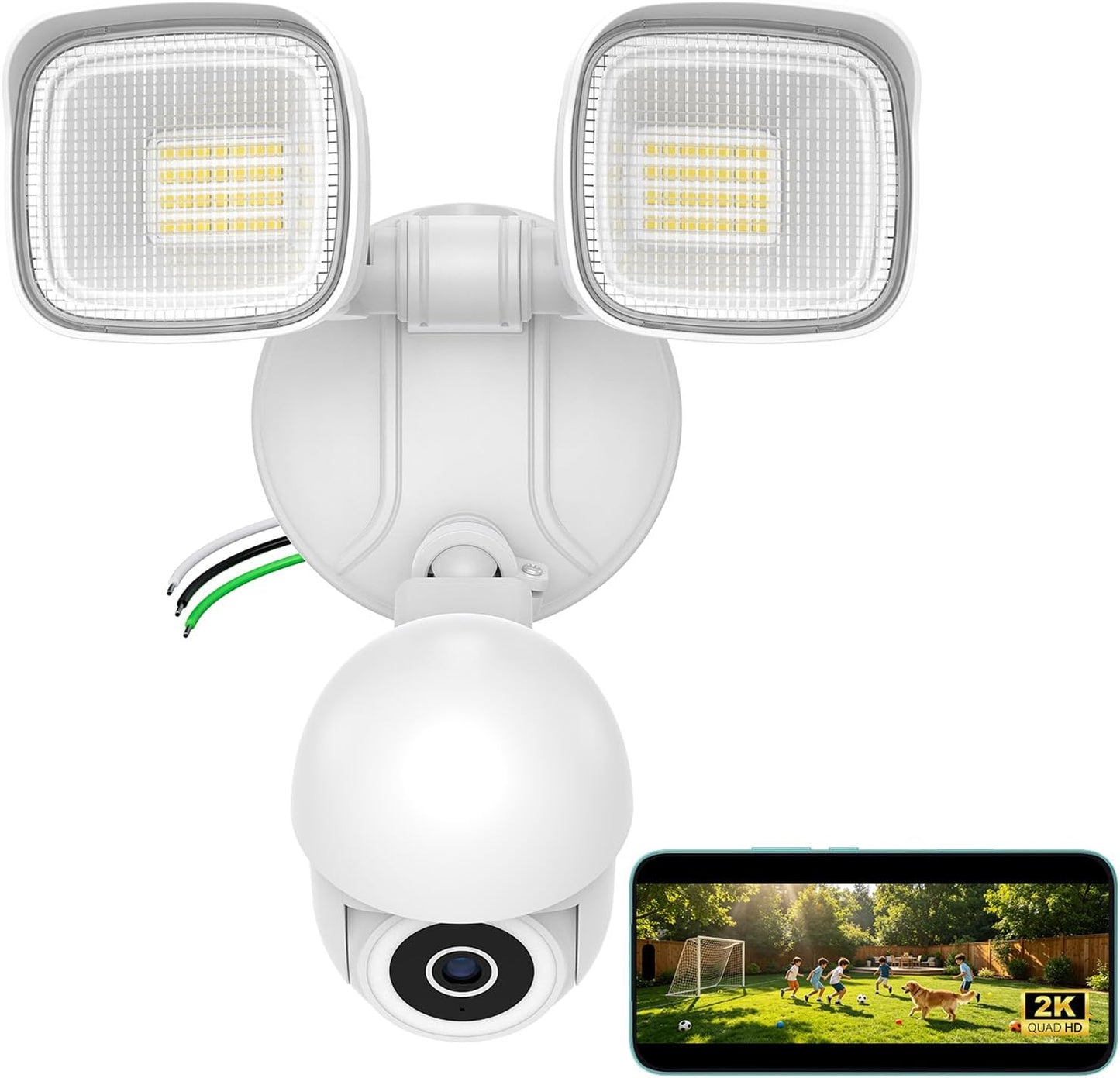Meloght 2K Floodlight Camera 360° View