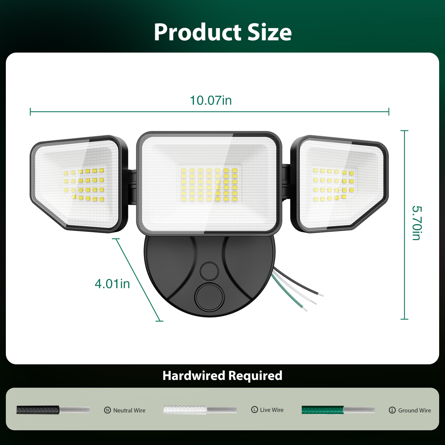 Meloght 65W LED Flood Lights