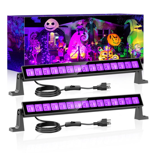 Meloght 45W LED Black Light Bar