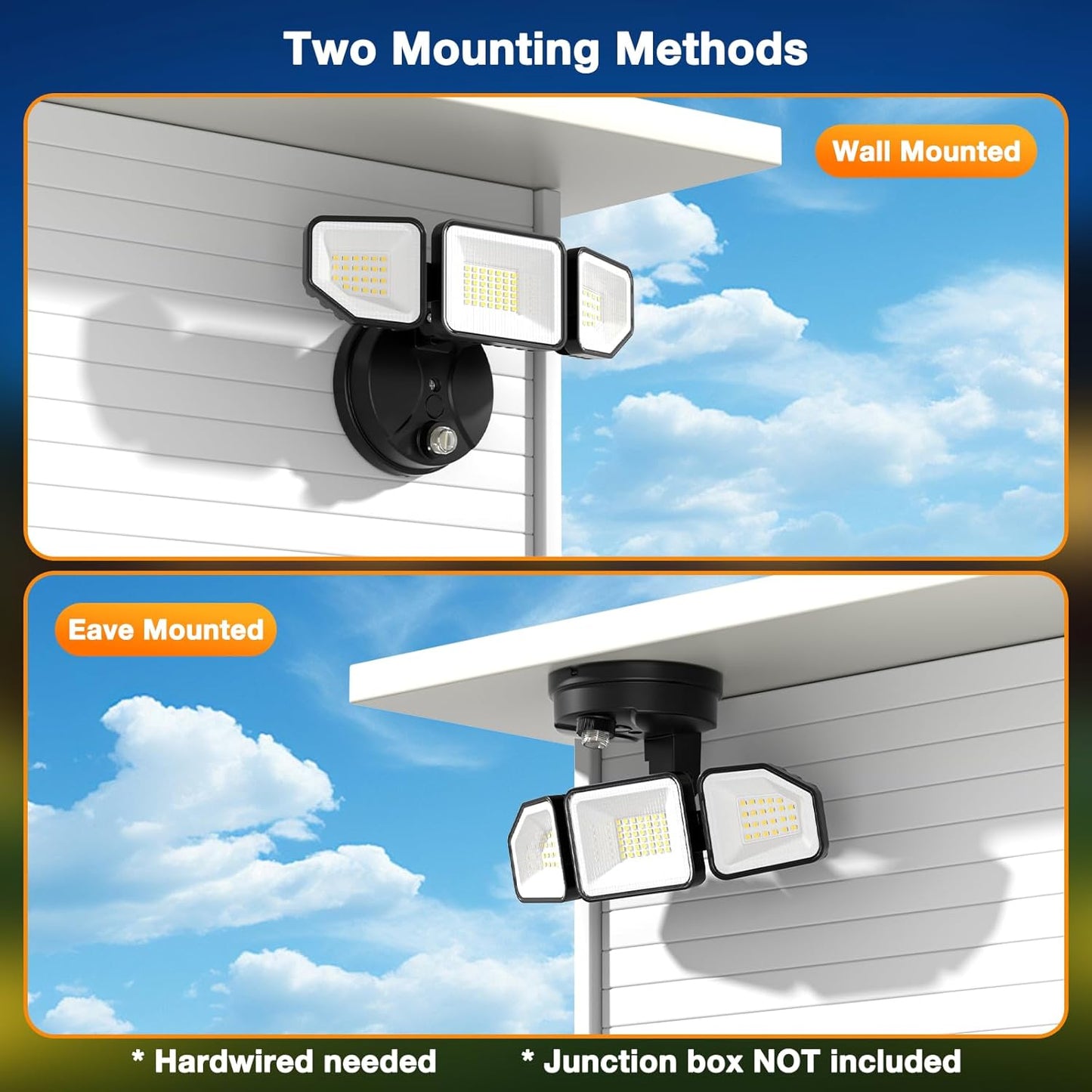 Meloght 65W Dusk to Dawn Flood Lights