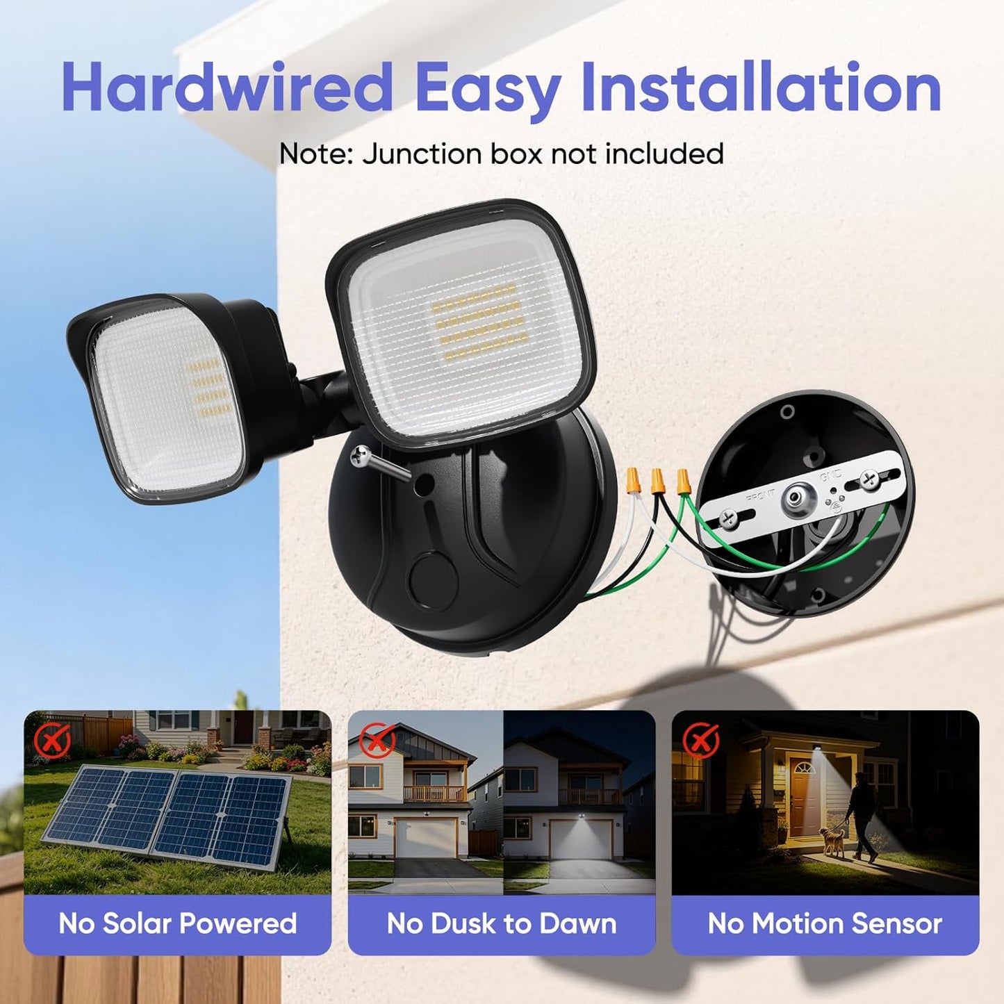 Meloght 35W Outdoor Flood Lights