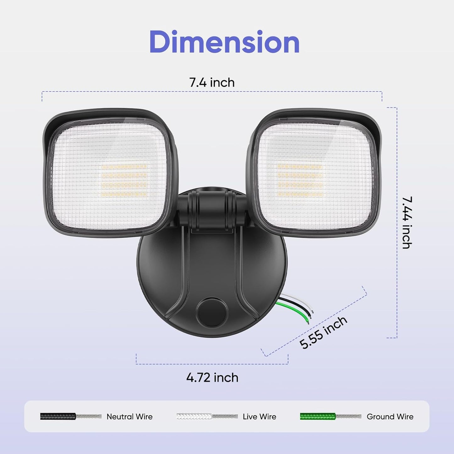 Meloght 35W Outdoor Flood Lights