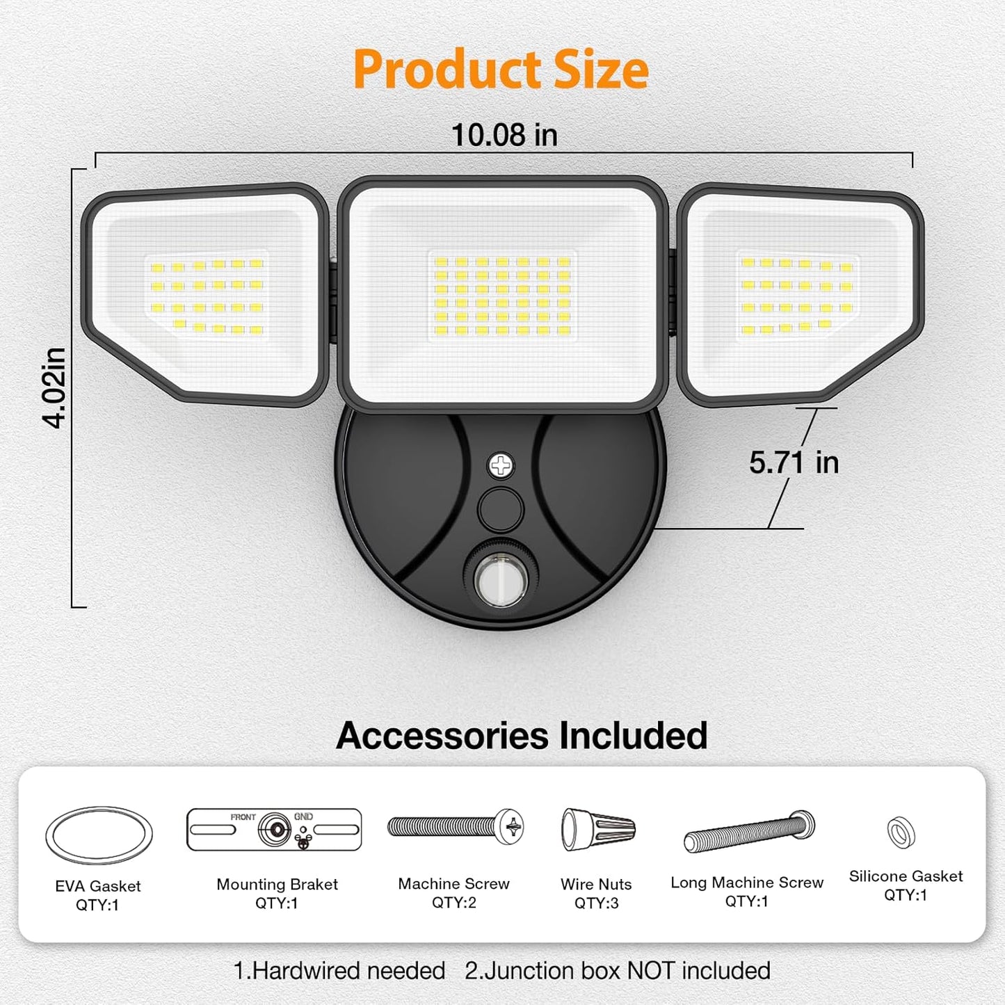 Meloght 65W Dusk to Dawn Flood Lights